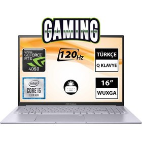 Resim Asus Vivobook 16X K3605VU-N1166A2 I5-13500H 24GB 512SSD RTX4050 16" FullHD+ FreeDOS Taşınabilir Bilgisayar 