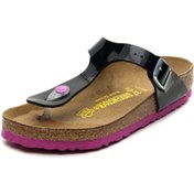 Resim Birkenstock Black Patent Çocuk Terlik 1BRKK2014013 