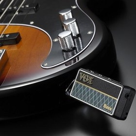 Resim Vox 341 Amplug 2 Bass (eğitim - Kulaklık Bas Gitar Amfisi) | 180 Derece Katlanabilir Jak, 9 Dahili Ritim Deseni, Analog Devre Tasarımı, Ultra Kompakt Pratik Çözümü | Uyum: Tüm Standart Bas Gitarlar 