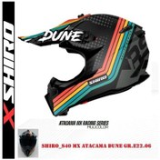 Resim Shiro Atacama Dune Kros Kask Siyah 