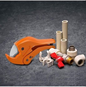 Resim Profesyonel Keskin Pvc-ppr Plastik Boru Kesme Makası 42mm Strong 