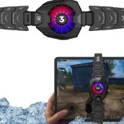 Resim Dijital Göstergeli Rgb LED Işıklı Gamer Oyuncu Telefon ve Tablet Soğutucu 