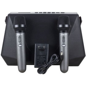 Resim Shıle İki El Mikrofonlu Kumandalı Usb+sd+bt Seyyar Portatif Hoparlör Sl-2013 
