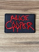 Resim StüdyoÜmitTişört Alice Cooper Patch,Peç,arma,Kot Yaması 