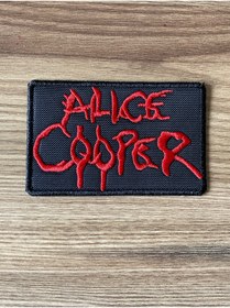 Resim StüdyoÜmitTişört Alice Cooper Patch,Peç,arma,Kot Yaması 