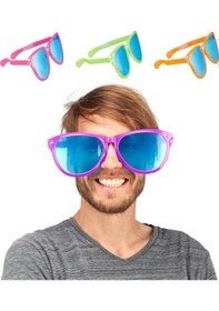 Resim Büyük Parti Gözlüğü Rengarenk 12 Adet 27x9 Cm 001 