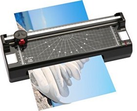 Resim Olympia A240 Laminasyon Makinesi ve Giyotin Makinesi + 15 PVC Filmi 