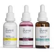 Resim The purest solutions leke önlemeye yardımcı ve sebum dengelemeyi hedefleyen bakım seti 30 ml + 30 ml + 30 ml 