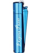 Resim Clipper Kişiye Özel Metal Çakmak Özel Kutulu ve Baskılı Mavi 