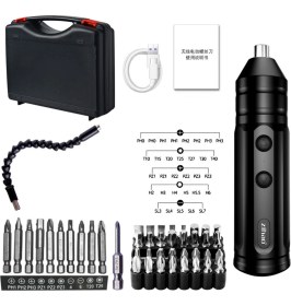 Resim Zuomee Şarj Edilebilir Kablosuz Tornavida Seti - Kompakt ve Otomatik Durdurmalı (Yurt Dışından) 