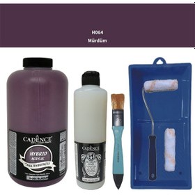 Resim Cadence Multisurface H-064 Mürdüm 2lt Sır Vernik Set 