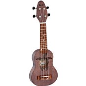 Resim Ortega Keiki Turtle Sopranino Ukulele (Coal) 