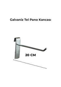 Resim Tel Pano Kancası 20 Cm Raf Askısı Raf Kancası Mağaza Düzenleme 400 Adet 