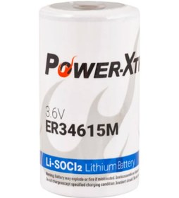 Resim Power-Xtra ER34615M D 3.6 V Li-SOCI2 Lityum Pil 
