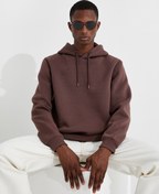 Resim Basic Kapşonlu Sweatshirt Şardonlu 