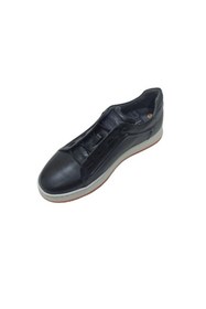 Resim LUCIANO BELLINI LUCIANO BELLİNİ SİYAH DERİ ERKEK SNEAKER AYAKKABI 