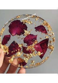 Resim 4 Lü Epoksi Bardak Altlığı - 122 Şeffaf 