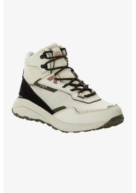 Resim Jack Wolfskin Dromoventure Texapore Mid Kadın Bej Outdoor Ayakkabı Siyah 