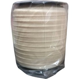 Resim Çamaşır Lastiği Düz 1 Cm 1 Metre Krem 