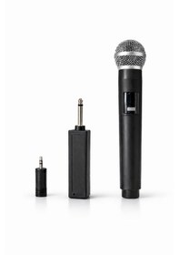Resim Driton Mv-11 Profesyonel Yüksek Kaliteli Telsiz Jacklı Kablosuz El Mikrofonu 