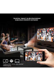 Resim hakopro H96 Mini Android 11.0 1080p Taşınabilir Projeksiyon Cihazı 