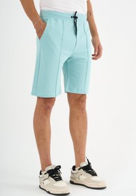 Resim Zane Erkek Comfort Fit Turkuaz Şort & Bermuda - Turkuaz / L 