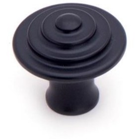 Resim System Siyah 32 mm Düğme Mobilya Kulpu (SY1935 0032 AL6) 