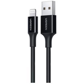 Resim Ugreen İphone Uyumlu Lightning 2.4A Data Ve Şarj Kablosu Siyah 1 Metre (471856902) 