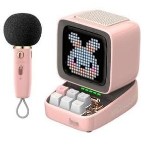 Resim Divoom Ditoo Mic 5M Piksel Ekranlı Karaoke Mikrofonlu Pmbe BT Hoparlör 