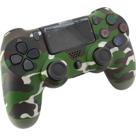 Resim Coverzone Ps4 Doubleshock ile Uyumlu Kablosuz Analog Oyun Kolu Kamuflaj Desenli Coverzone Ps4 ile Uyumlu Wireless Kontrol Doubleshock 