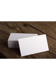 Resim Not Baskısız Boş Kartvizit Boy 100 Adet Bloknot 350gr Kalın Not Kağıdı 