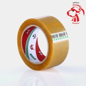 Resim Ve-Ge | Bufalo Koli Bandı, 45 mm x 100 m, Şeffaf, Su Bazlı Akrilik Tutkal, Sararma Yapmaz 