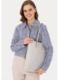 Resim U.S. Polo Assn. Kadın Koyu Gri Kol Çantası 50303398-VR080 