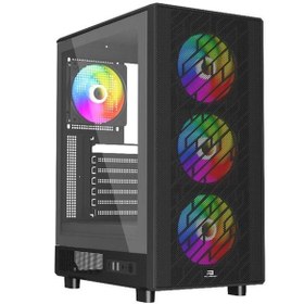 Resim AREY TEKNOLOJİ POWERBOOST 600W 80+ A600B GAMING MID-TOWER PC KASASI 