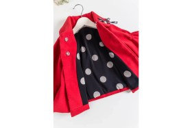 Resim Babymod Balon Kollu Bebe Yakalı Kız Bebek Mont 