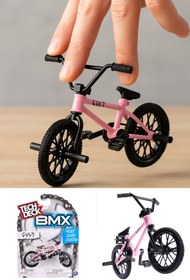 Resim TOYFEST Tech Deck BMX Bisikleti Cult Pembe Gerçek Metal Çerçeve Parmak Bisiklet Oyuncak Model 12 