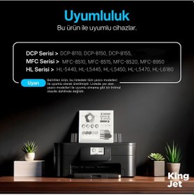 Resim Kingjet Brother Uyumlu Tn750 Standart Kapasiteli 20'li Paket Muadil Toner Hl-5470dw 