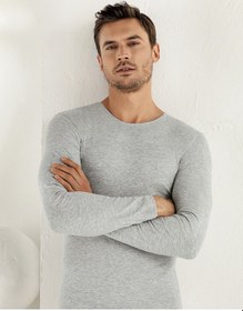 Resim Şahinler Uzun Kollu Bisiklet Yaka Likralı Atlet Gri ME071 