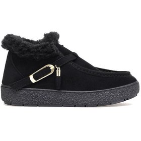 Resim Elit Btlpn113 Kadın Düz Bot Siyah Siyah 