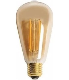 Resim Cata 8w Ct-4290 Rustik Uzun Filament Led Ampul St64 - Sarı Işık 2700k 