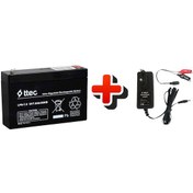 Resim 6 Volt 7 Amper Akü Ve Şarj Aleti 1 Amper 