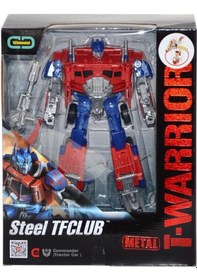 Resim T-Warrior Transformers Metal Gövdeli Robota Dönüşebilen Oyuncak 