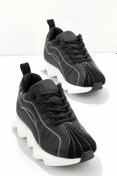 Resim Bambi Siyah Parasüt Kadın Sneaker K01238013167 