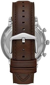 Resim Fossil Etkinlik İzleme ve Akıllı Telefon Bildirimleri ile Erkek Neutra Paslanmaz Çelik Hibrit Akıllı Saat, Gümüş/Kahverengi 