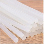 Resim garaccu Mum Silikon Çubuk Silikon Şeffaf Kalın 11.5x30cm Sıcak Silikon 5 Adet Fiyatıdır 