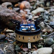 Resim Beş Yanmalı ve Beş Çekirdekli Yüksek Güçlü Gaz Ocağı, Mini Kamp Ocağı, Outdoor Maceralar, Yürüyüş ve Park Toplantıları için, Rüzgar Korumalı Gaz Yanıcı, Depolama Çantası ile Taşınabilir ve Kolay Kullanım, Şükran Günü, Noel, Cadılar Bayramı, Bağımsızlık Günü Hediyeleri için İdeal, Park Toplantı Ocağı | Rüzgar Korumalı Ocağı | Kompakt Tasarım 
