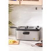 Resim Karaca Inox Yağ Filtreli Zamanlayıcılı Fritöz Xl 3,2l 
