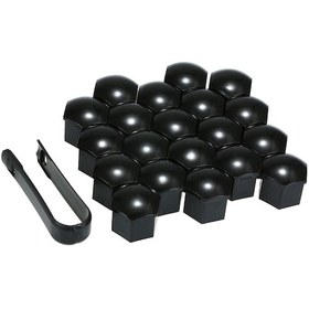 Resim Dianziye 19mm Universal Abs Lastik Somun Kapakları - Tüm 19mm Standart Somunlar İçin Uygulanır, Korozyondan Korur, Renk Seçenekleriyle Araç Görünümünü Güzelleştirir 20 Adet + Çıkarma Aracı 
