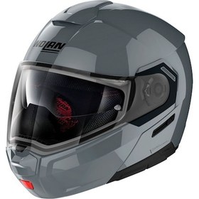 Resim Nolan N90.3 6 Classic N-Com 008 Çene Açılır Kask Nardo Gri 