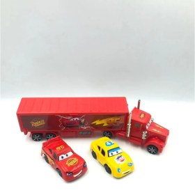 Resim Şimşek Mcqueen Iki Arabalı Şimşek Mcqueen Tır Seti -Rgl 